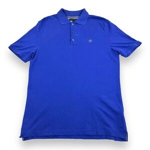 Banana Republic Polo Shirt‎ Mens Medium M Blue Cotton Short Sleeve
